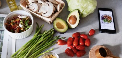 A fresh selection of vegetables and ingredients for preparing a nutritious meal.